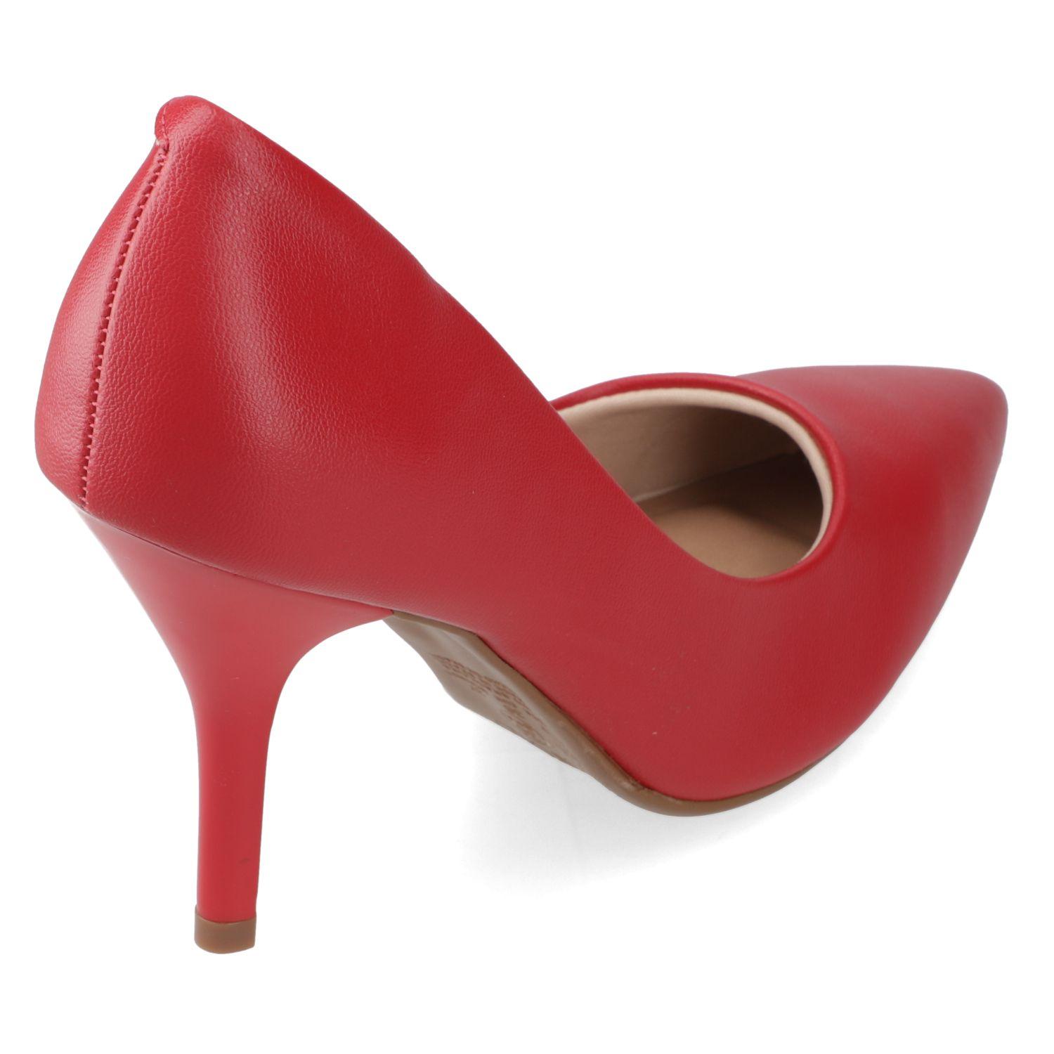 Stiletto Beira Rio Rojo Taco 10 Cm-4