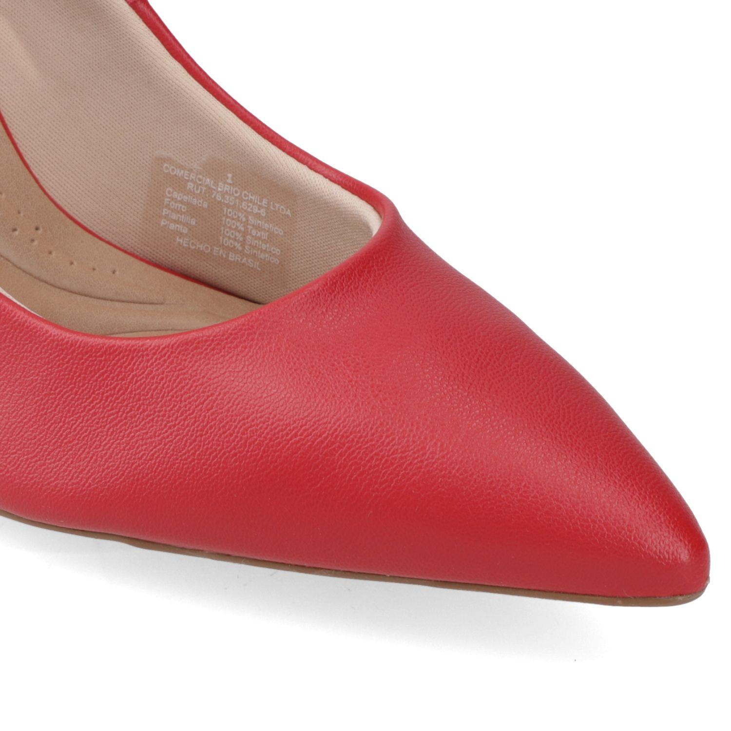 Stiletto Beira Rio Rojo Taco 10 Cm-5