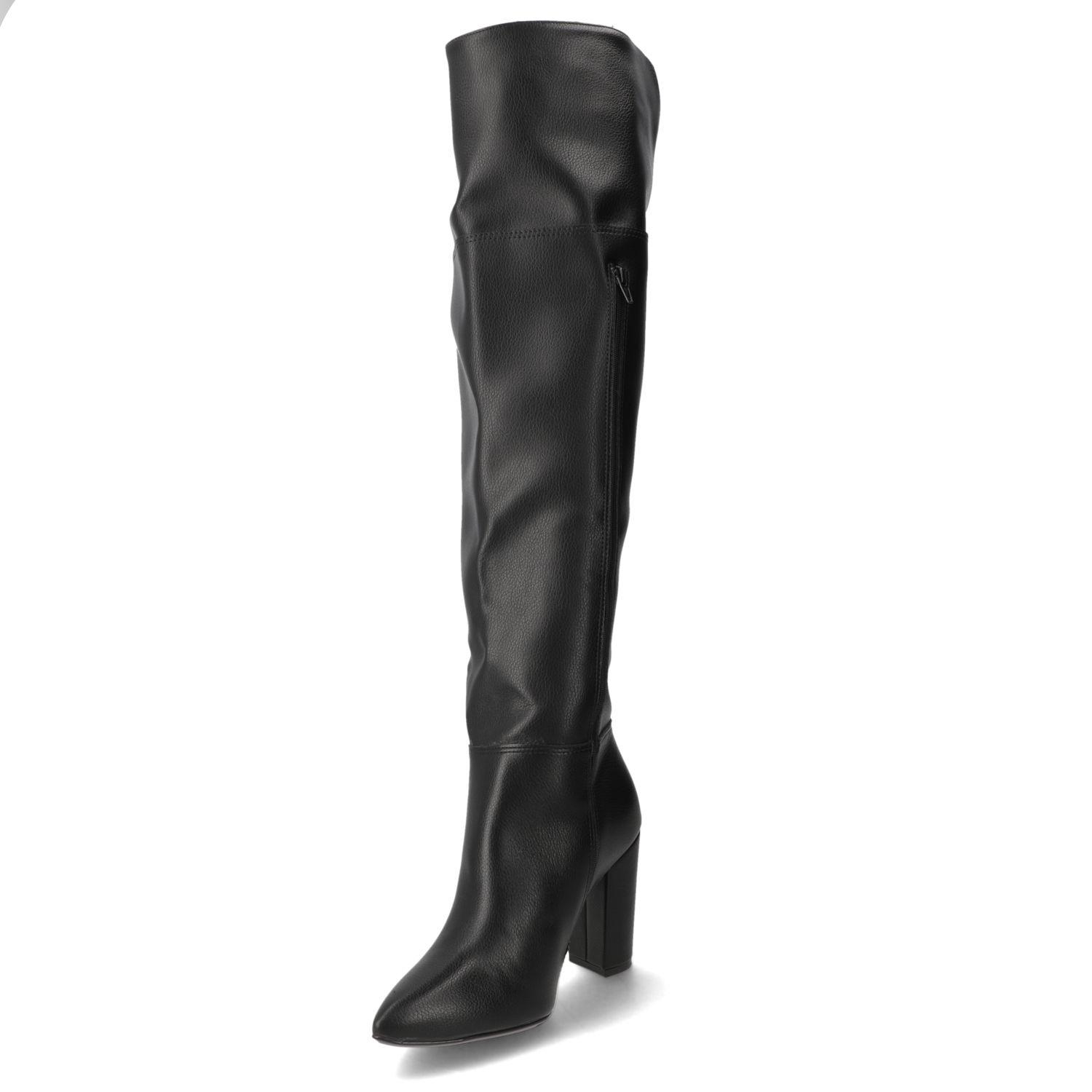 Bota Taco Ancho Negra Vizzano-3
