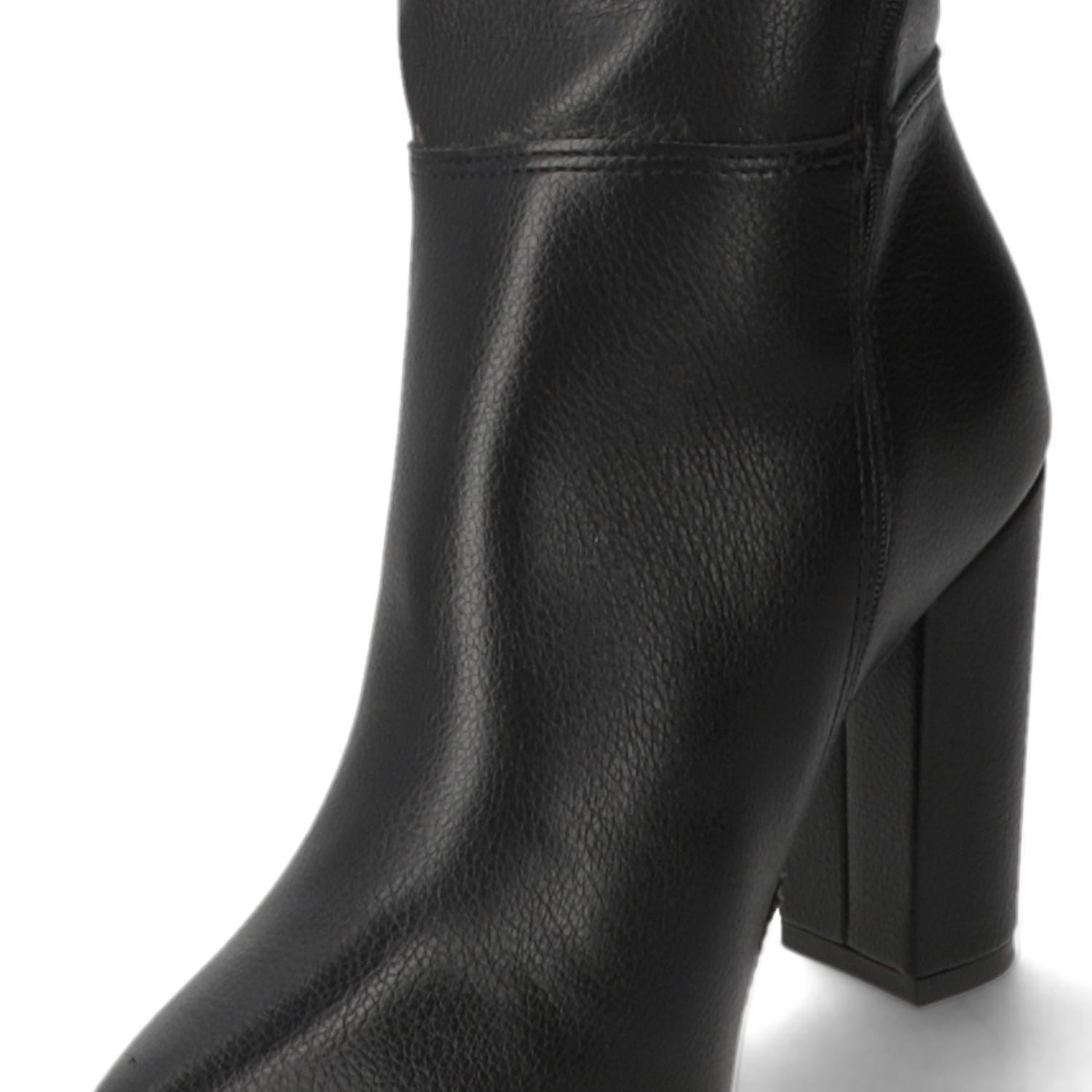 Bota Taco Ancho Negra Vizzano-6