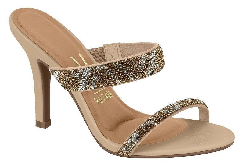 Sandalia Taco Vizzano Beige 13454-0