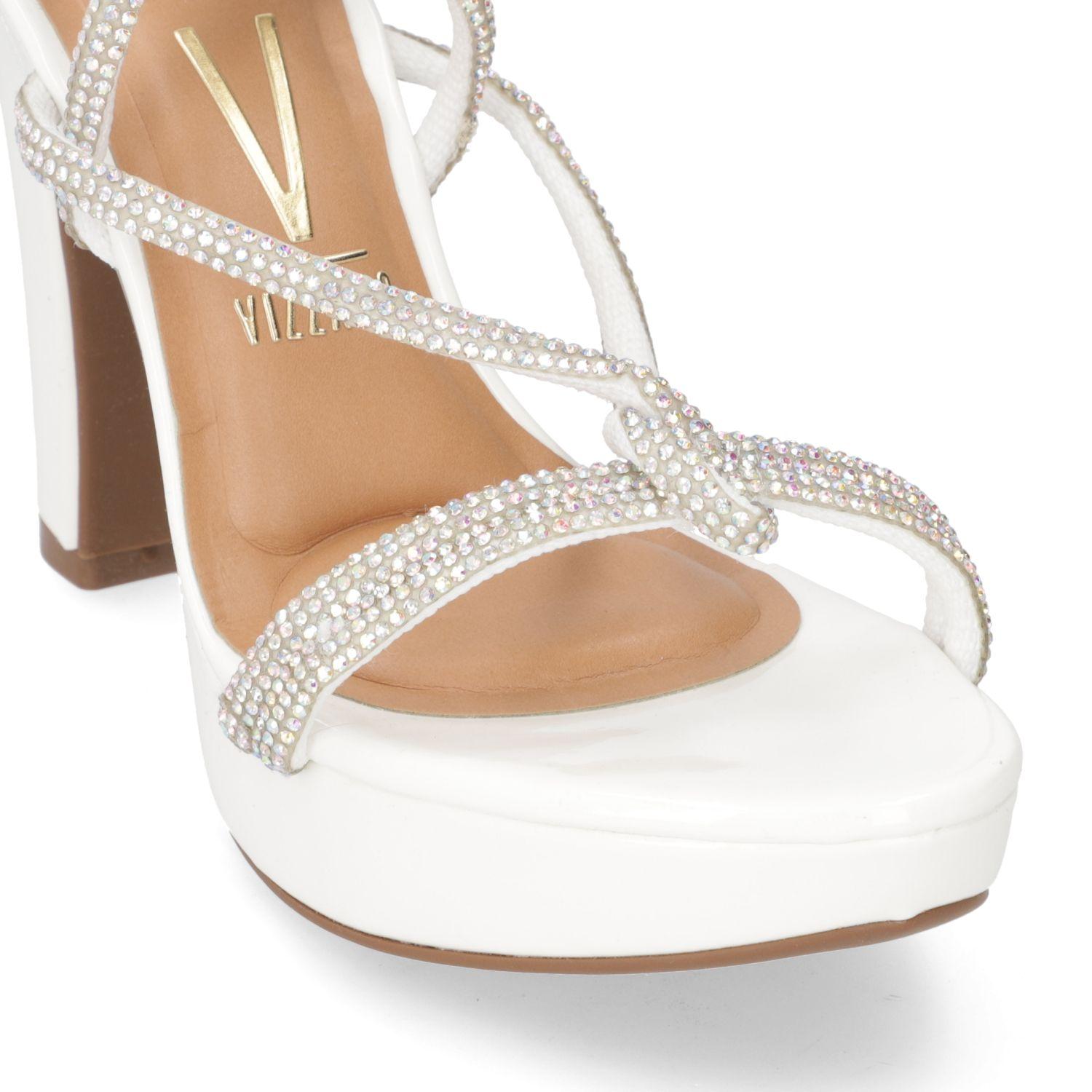 Sandalia Taco Vizzano Blanco 10451-4