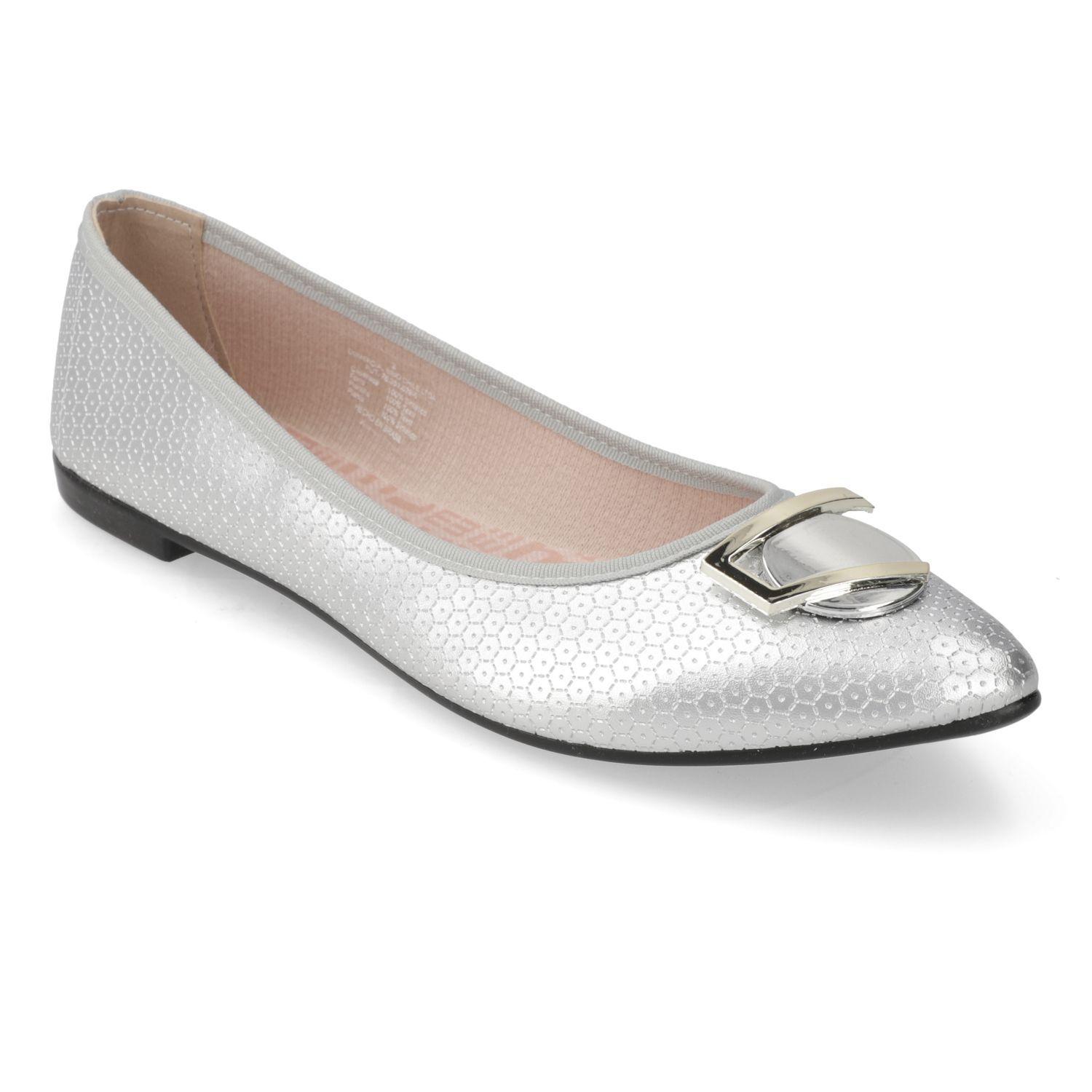 Ballerina Moleca Plateado Metalico 15944-4
