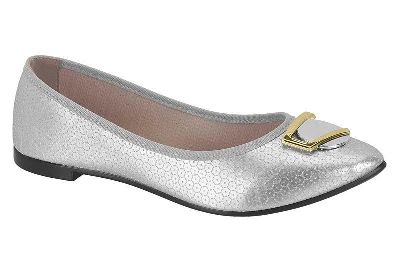 Ballerina Moleca Plateado Metalico 15944-5