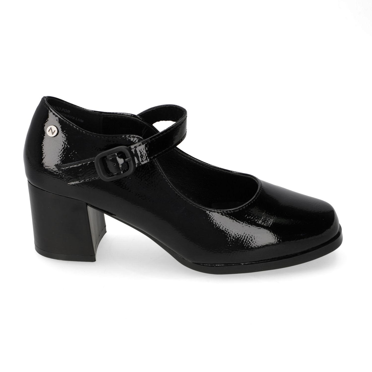 Vestir Zapatos Taco ZAPATO SANDRA EN TACO NEGRO CHAROL