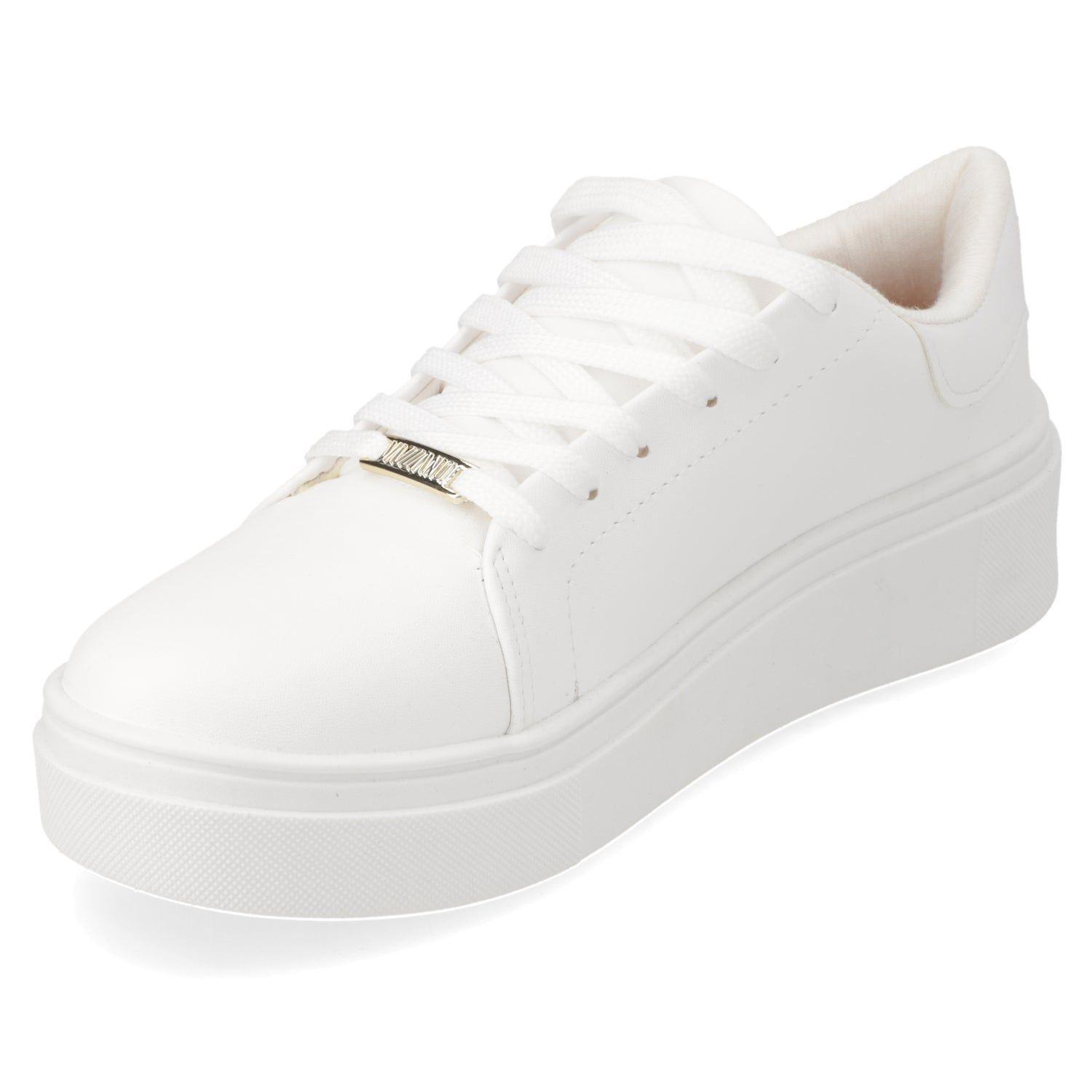 Zapatilla Mujer Vizzano Blanca con Suela Plataforma-2