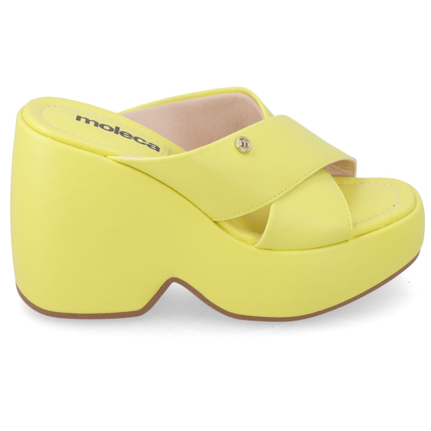 Sandalia Taco Moleca Amarillo 11232-1