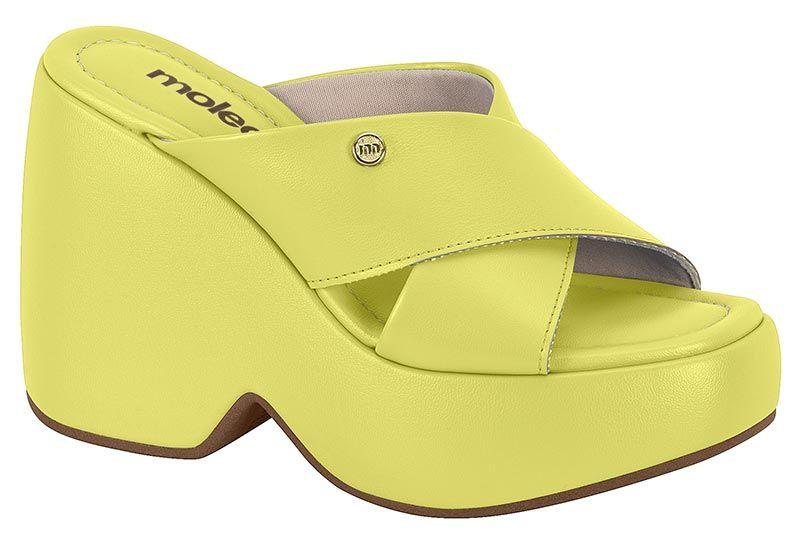Sandalia Taco Moleca Amarillo 11232-6