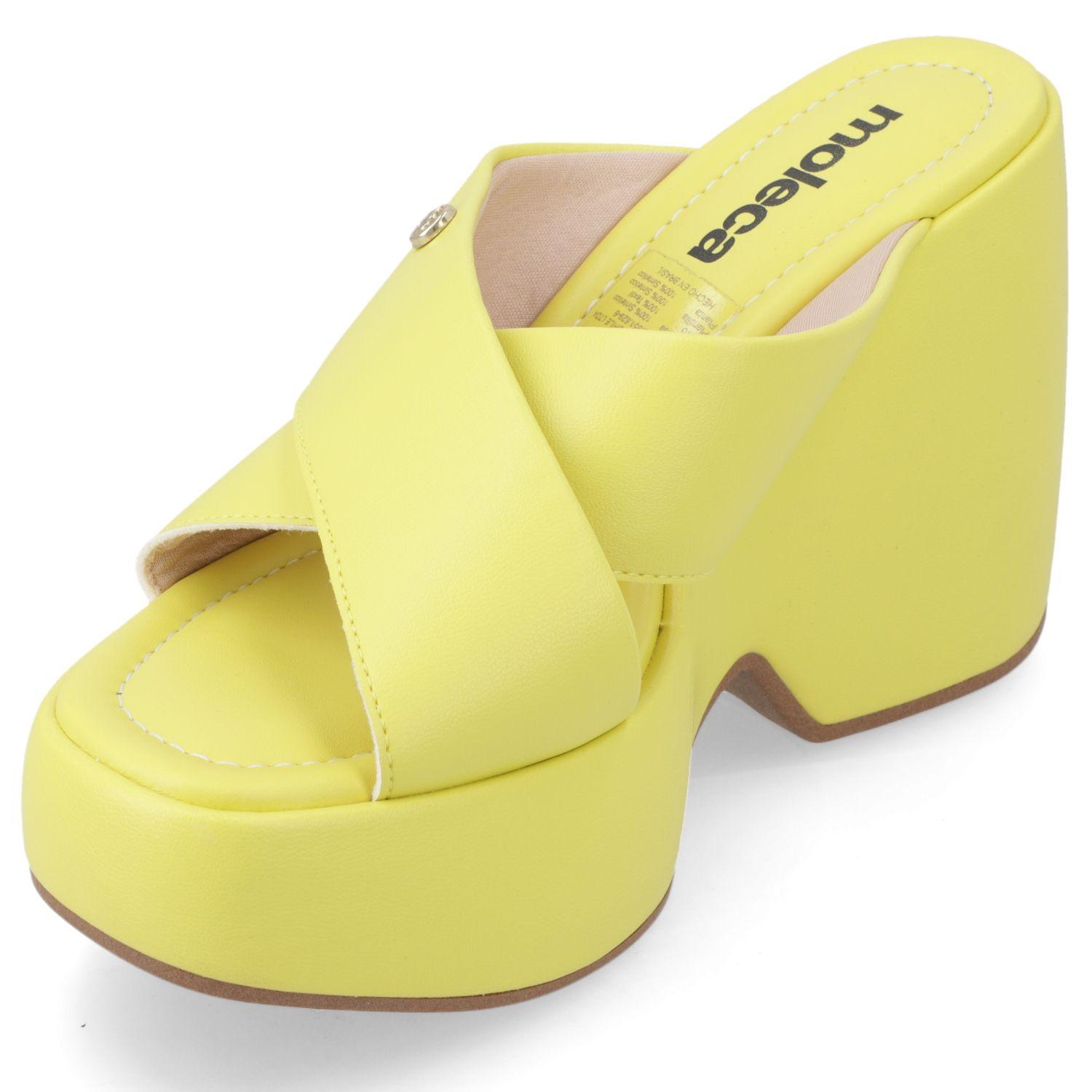 Sandalia Taco Moleca Amarillo 11232-2