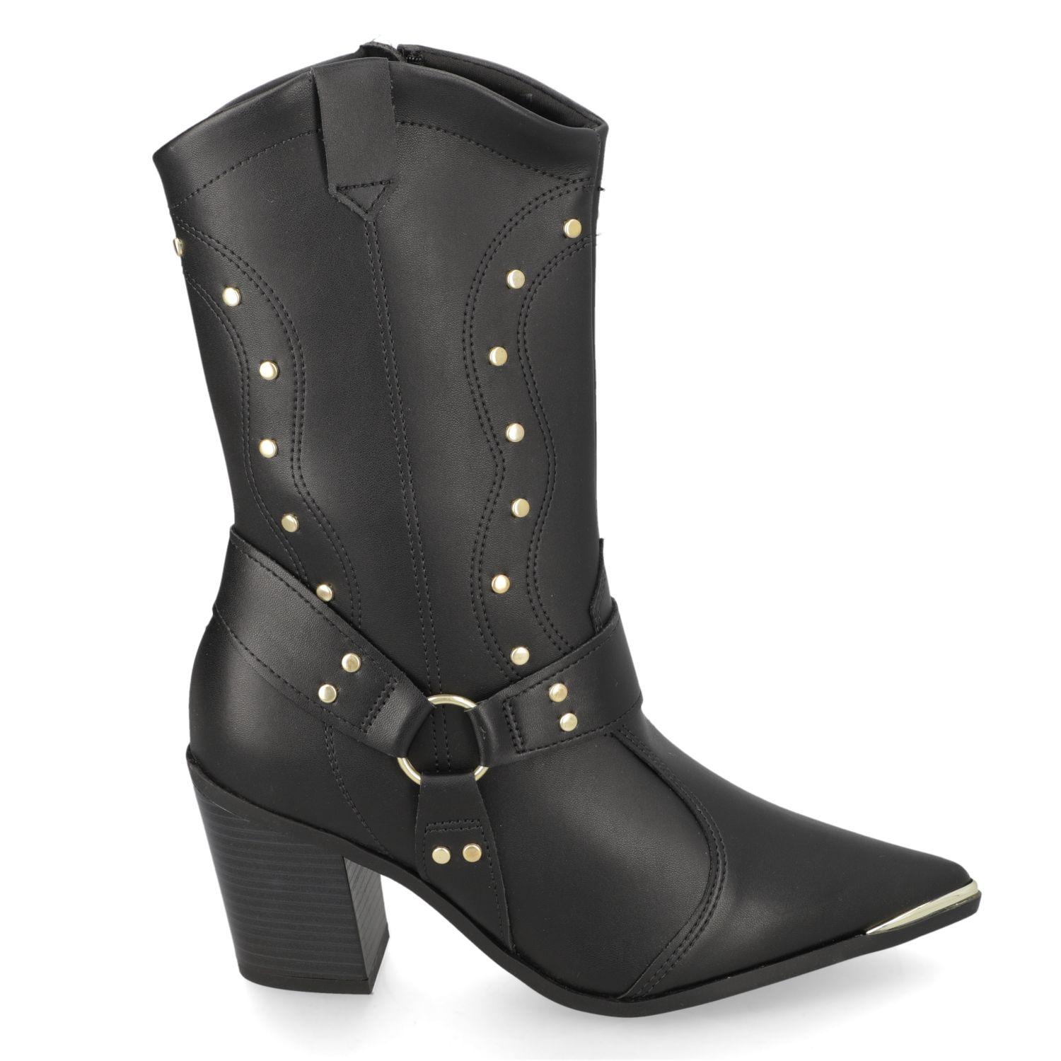Bota Texana Negra Vizzano-0