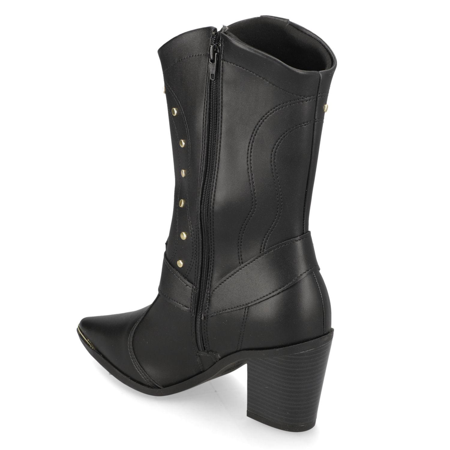 Bota Texana Negra Vizzano-2