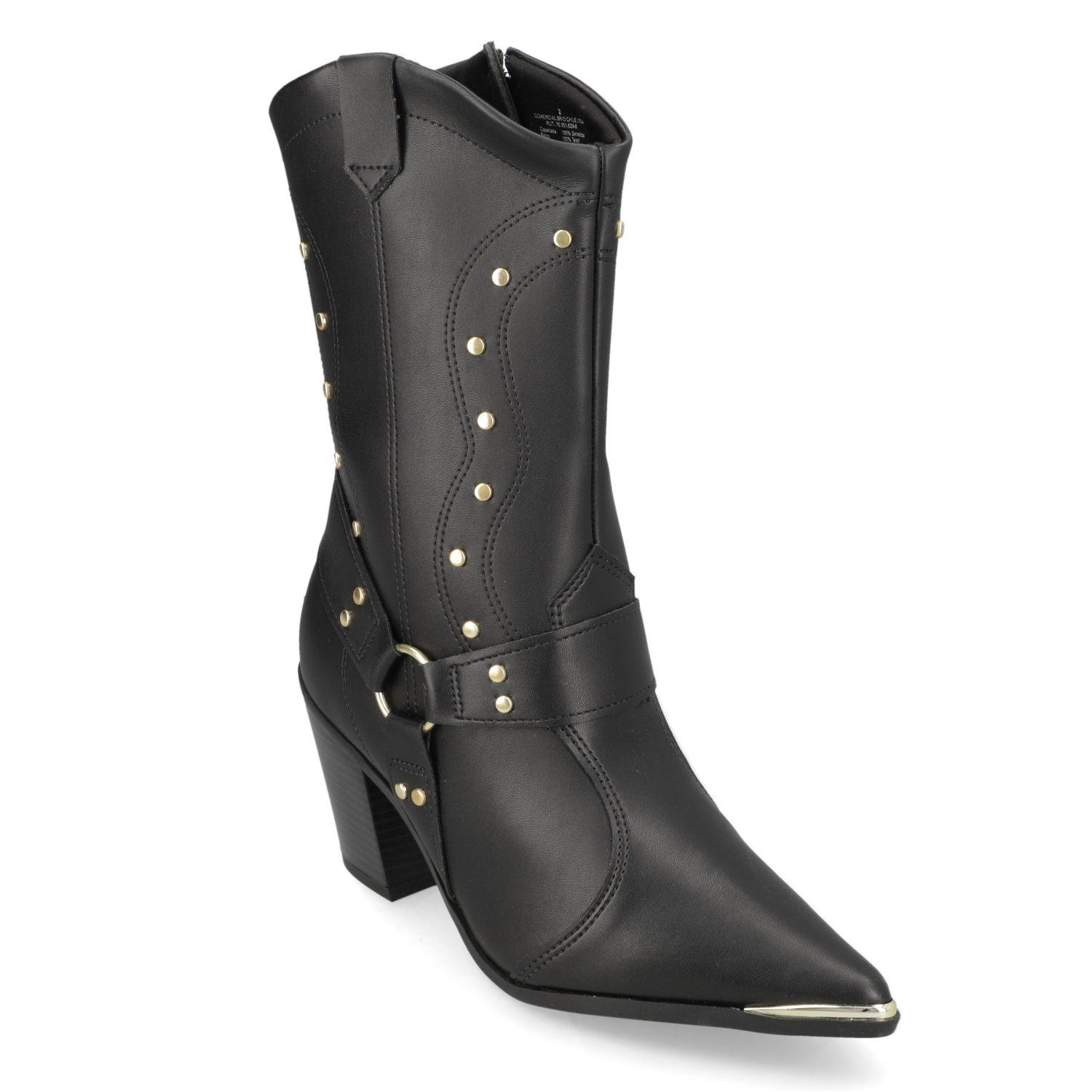 Bota Texana Negra Vizzano-0