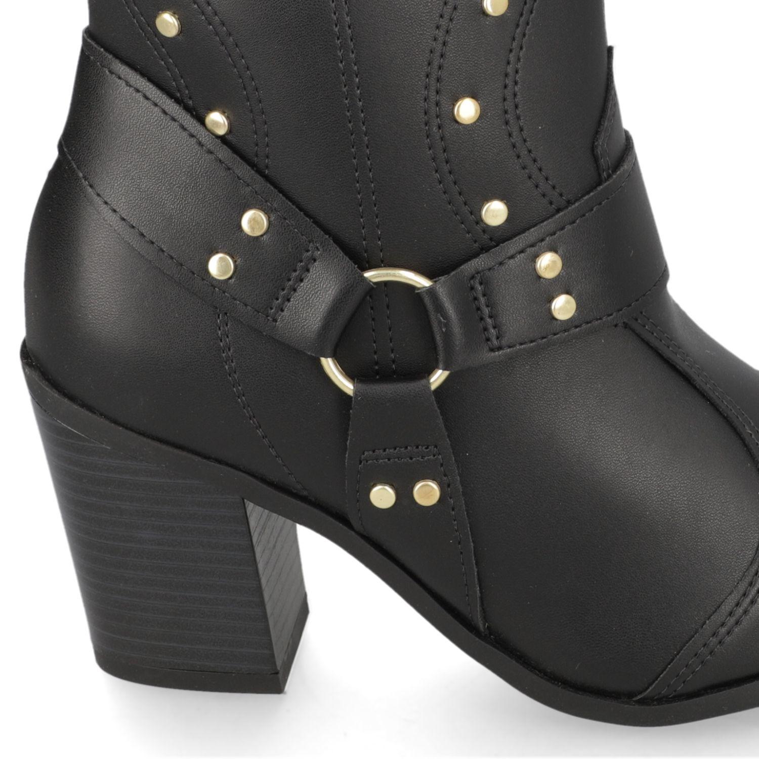 Bota Texana Negra Vizzano-5