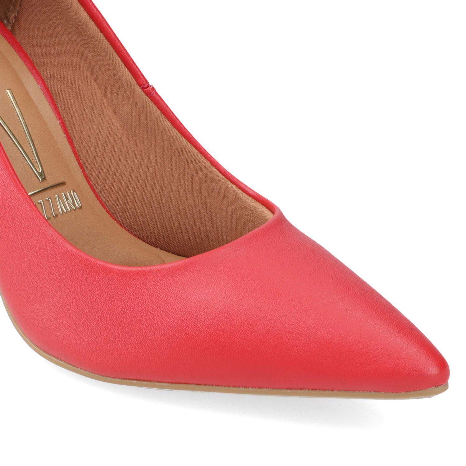 Zapato Mujer Taco Aguja Stiletto Rojo 1184-1101 Vizzano-4
