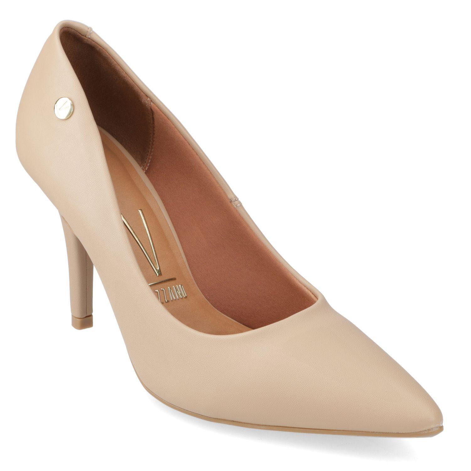 Zapato Mujer Taco Aguja Stiletto Beige 1184-1101 Vizzano-0