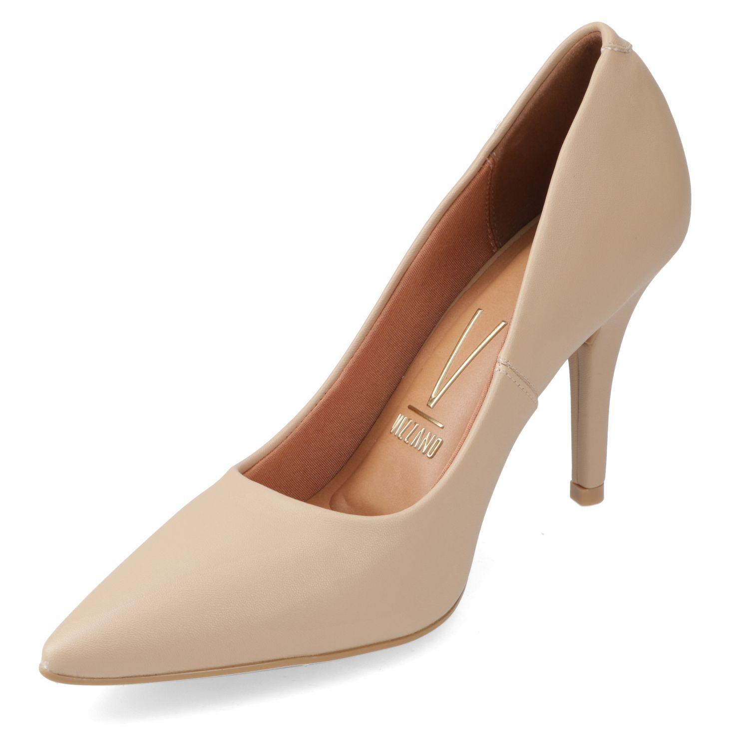 Zapato Mujer Taco Aguja Stiletto Beige 1184-1101 Vizzano-2