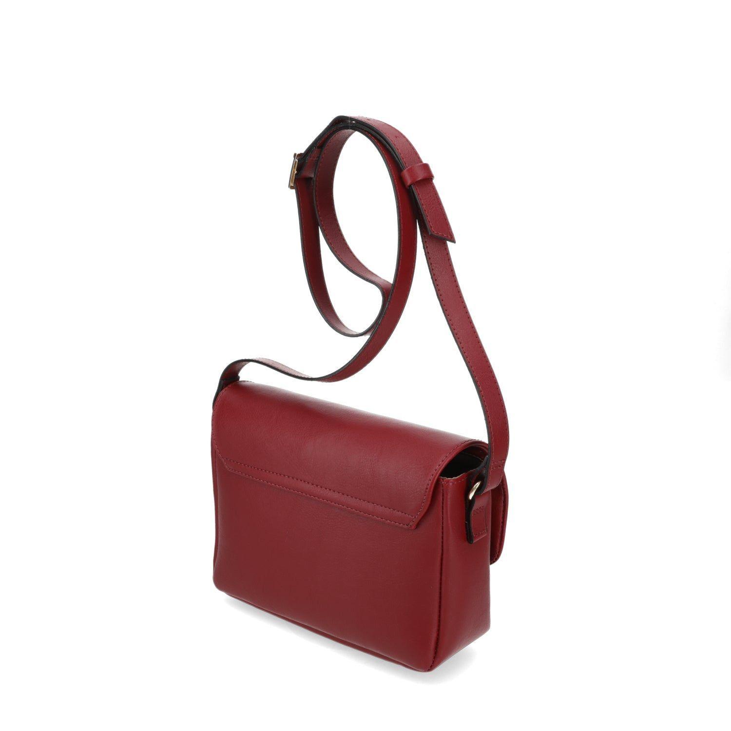 Cartera Bandolera Mujer Vizzano Roja con Detalle Metálico-3