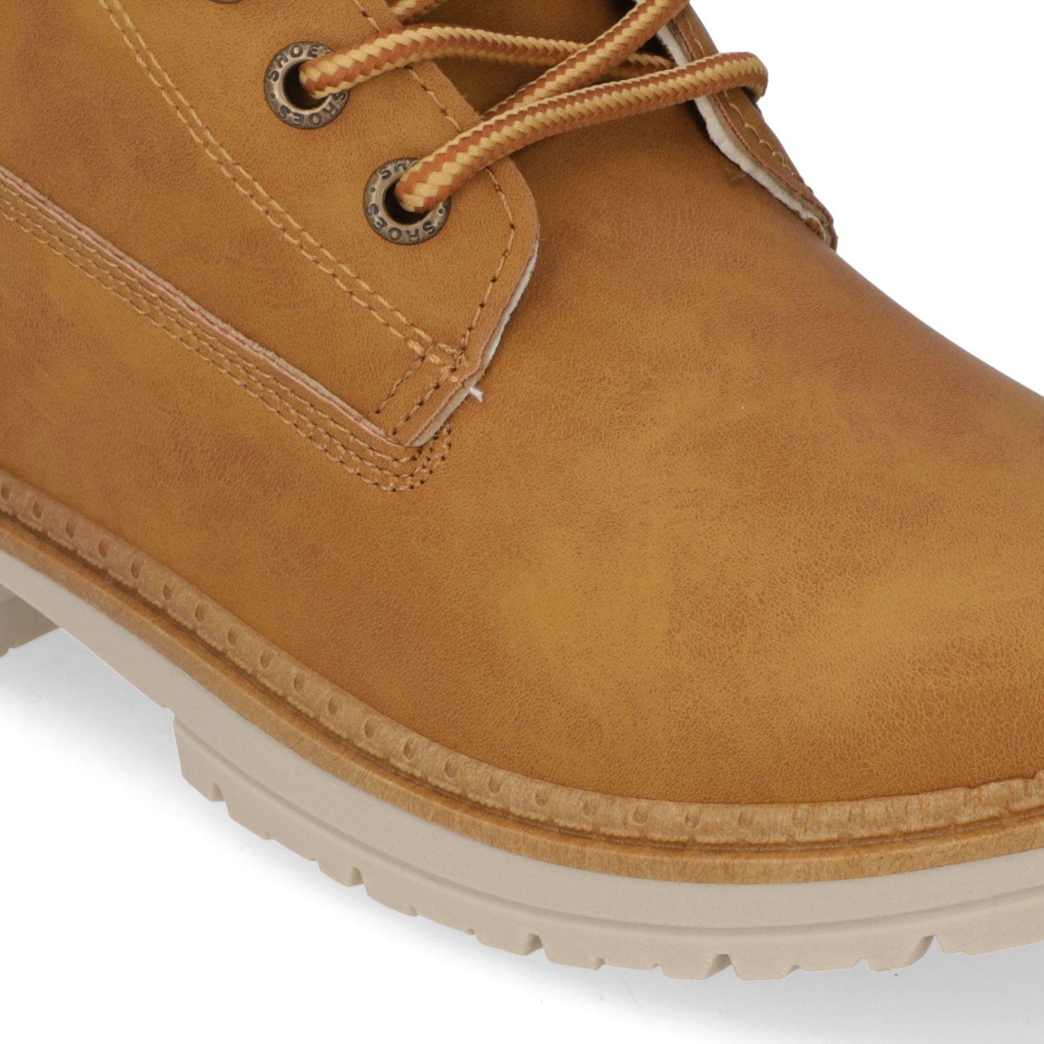 Botin Plano Dorette Camel 15981-4