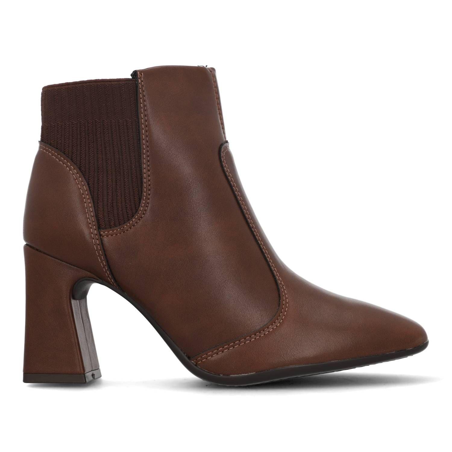 Botin Mujer Cafe 9086-101- Beira Rio-0