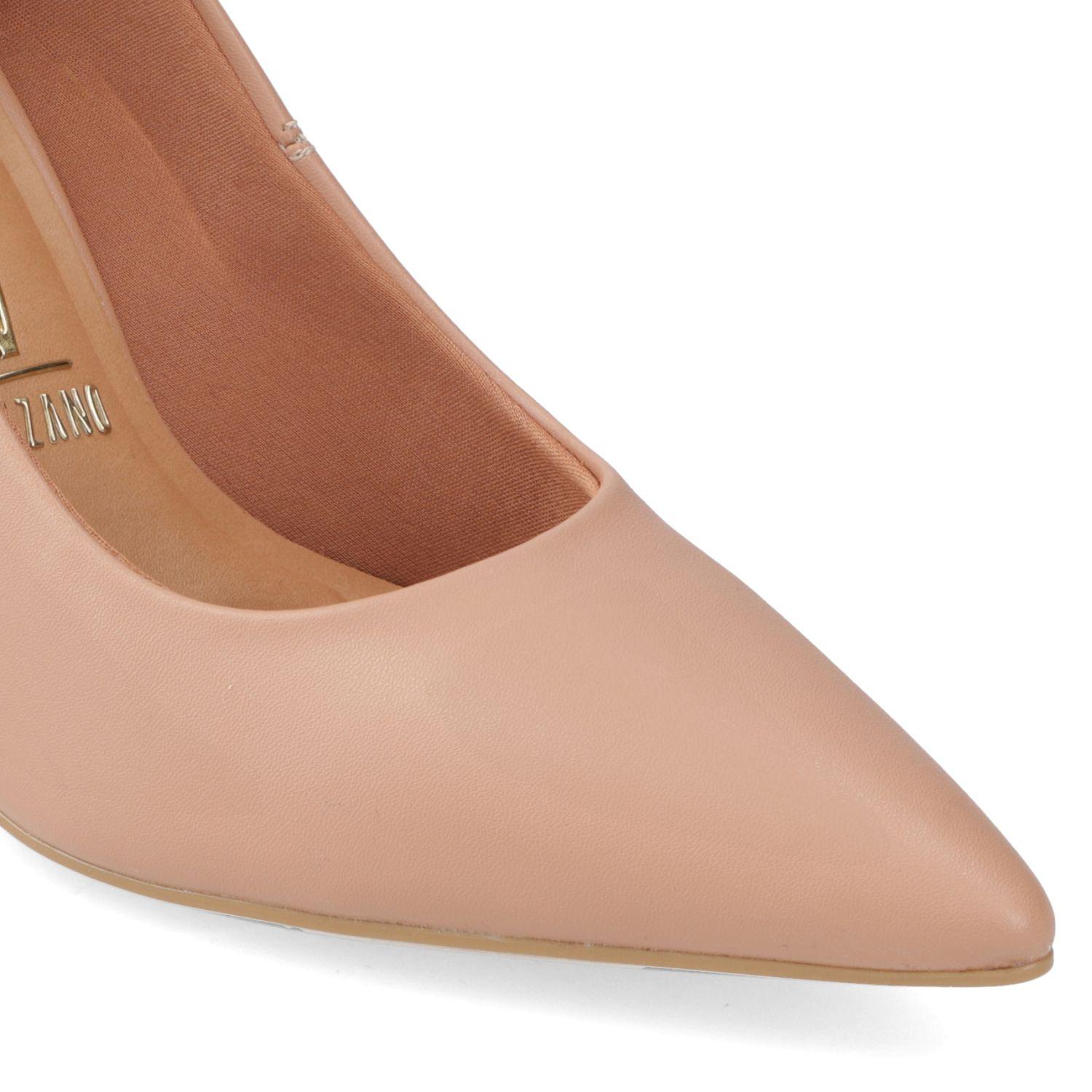 Zapato De Mujer Taco Aguja Stiletto Nude 1184-1 - Vizzano-5