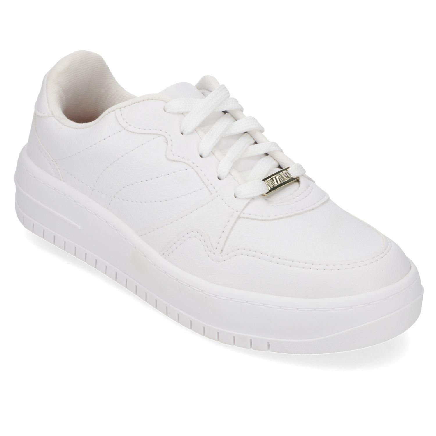Zapatillas Casuales Mujer Blancas Vizzano Con Detalle-0