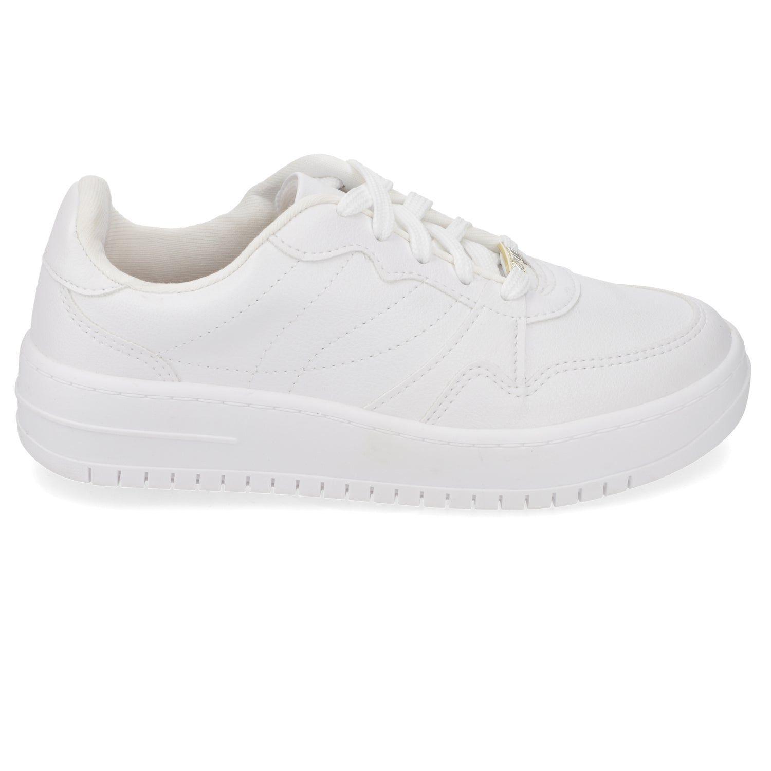 Zapatillas Casuales Mujer Blancas Vizzano Con Detalle-1