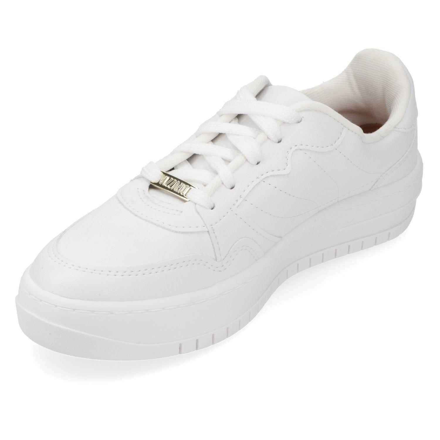 Zapatillas Casuales Mujer Blancas Vizzano Con Detalle-2