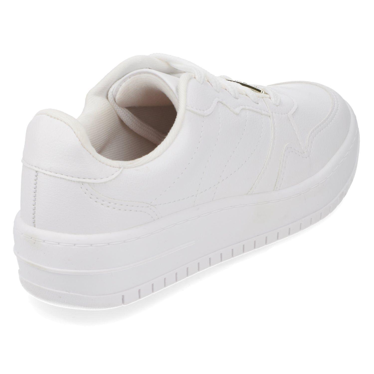Zapatillas Casuales Mujer Blancas Vizzano Con Detalle-3