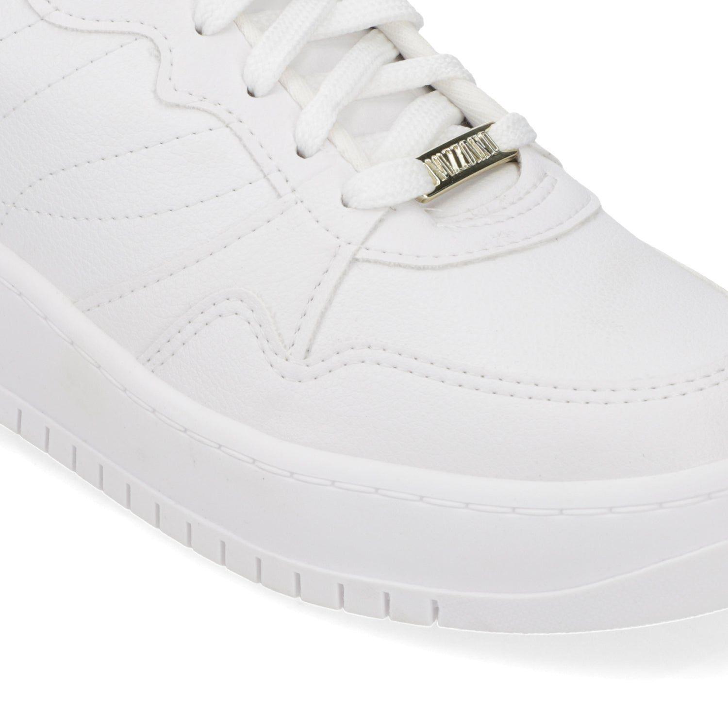 Zapatillas Casuales Mujer Blancas Vizzano Con Detalle-5