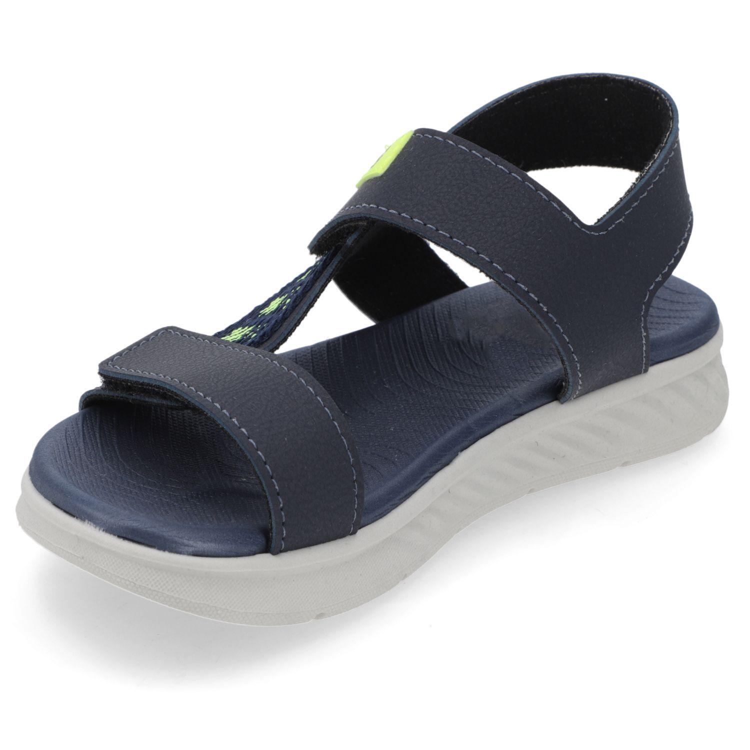 Sandalia Niño Azul Marino con Velcro Molekinho-2