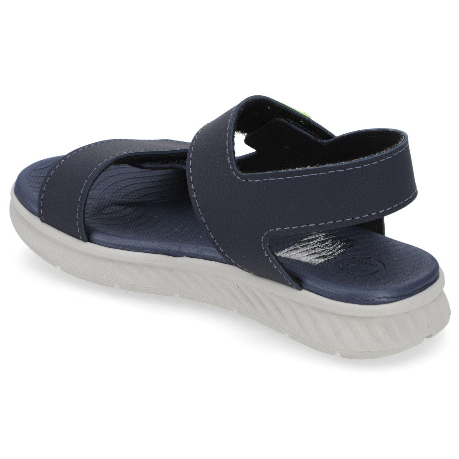 Sandalia Niño Azul Marino con Velcro Molekinho-3