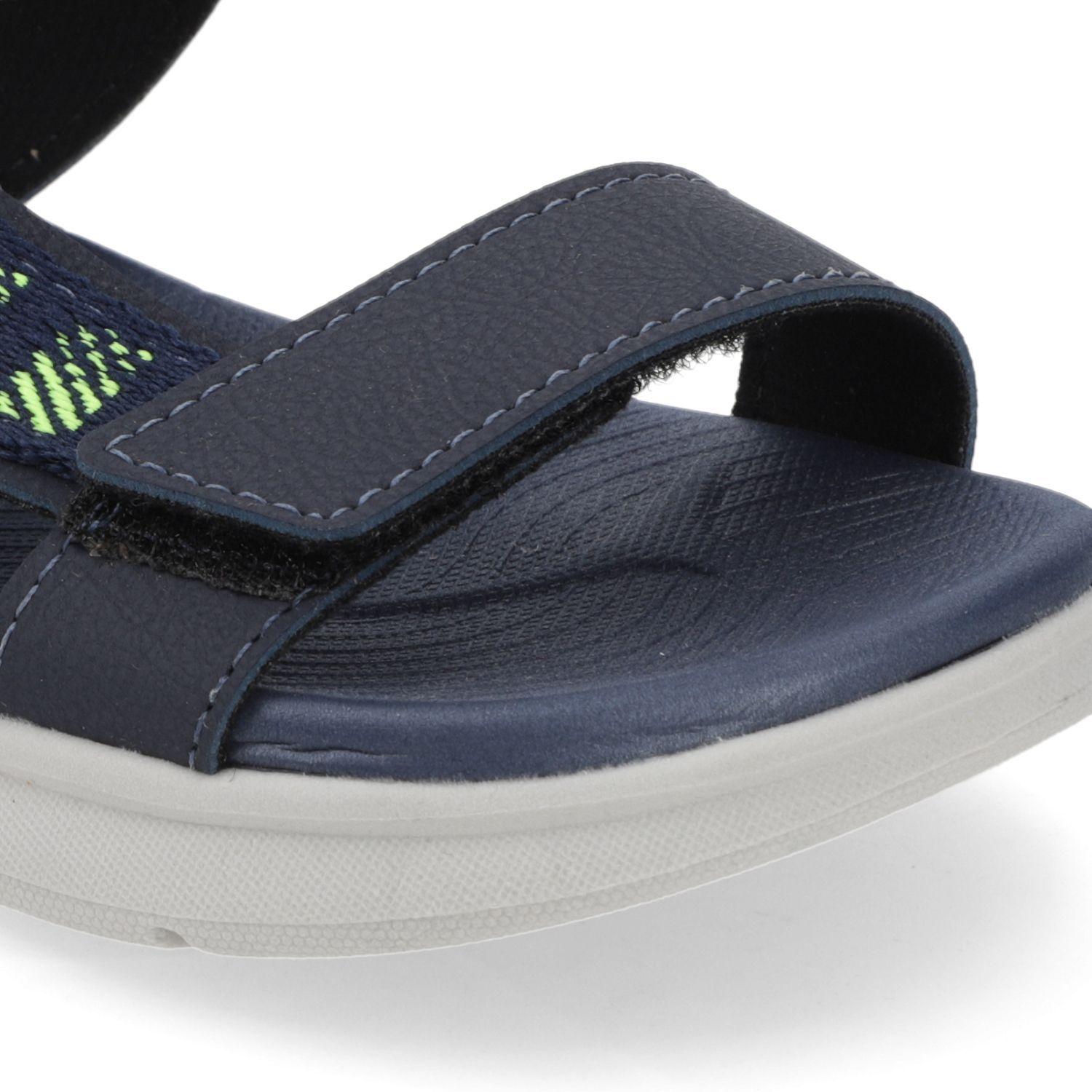 Sandalia Niño Azul Marino con Velcro Molekinho-5