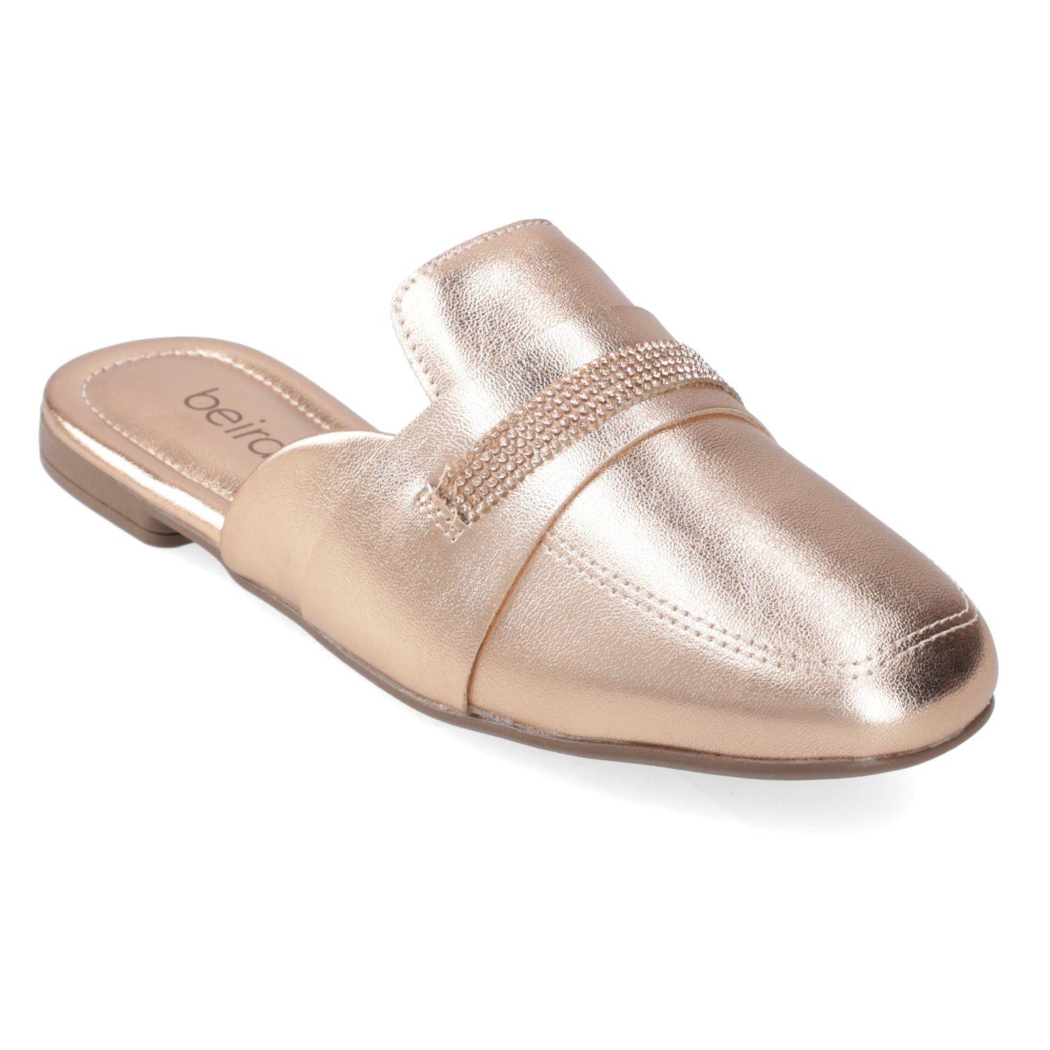 Babuchas Rose Gold Beira Rio-0