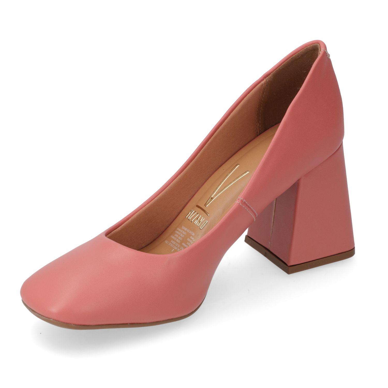 Zapato Taco Vizzano Amarillo Taco 10 Cm Efecto Cuero-2