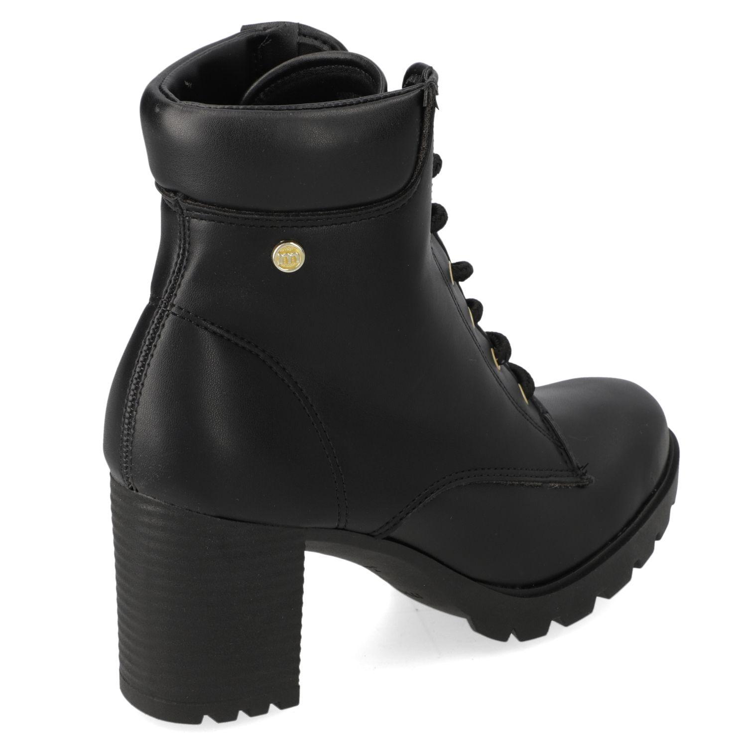 Botin Taco Moleca Negro 16393-4