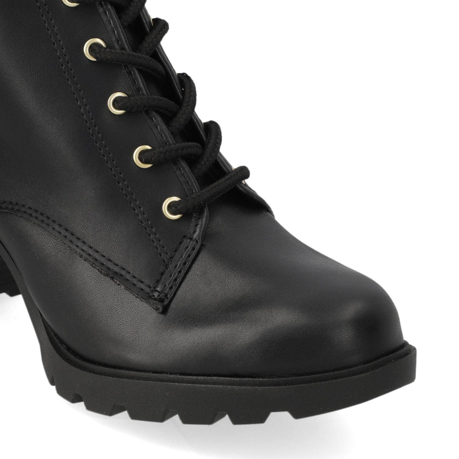 Botin Taco Moleca Negro 16393-5