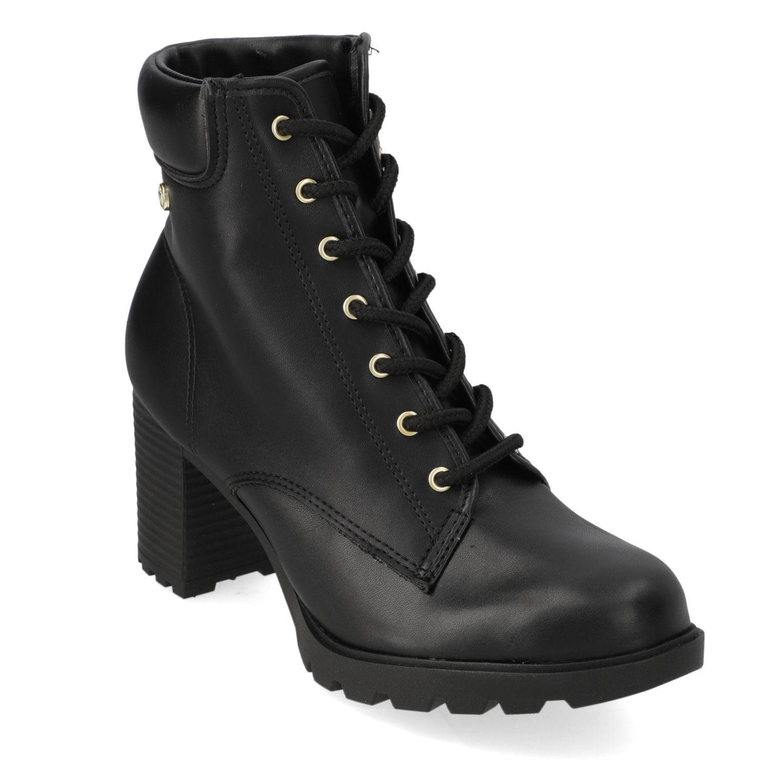 Botin Taco Moleca Negro 16393-0