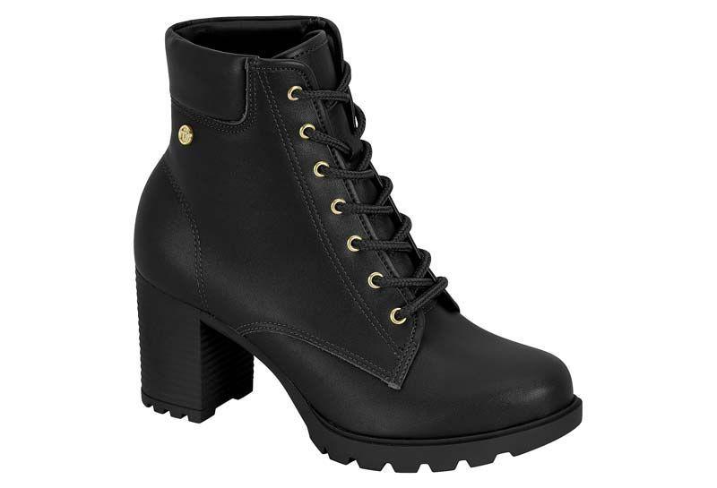 Botin Taco Moleca Negro 16393-6