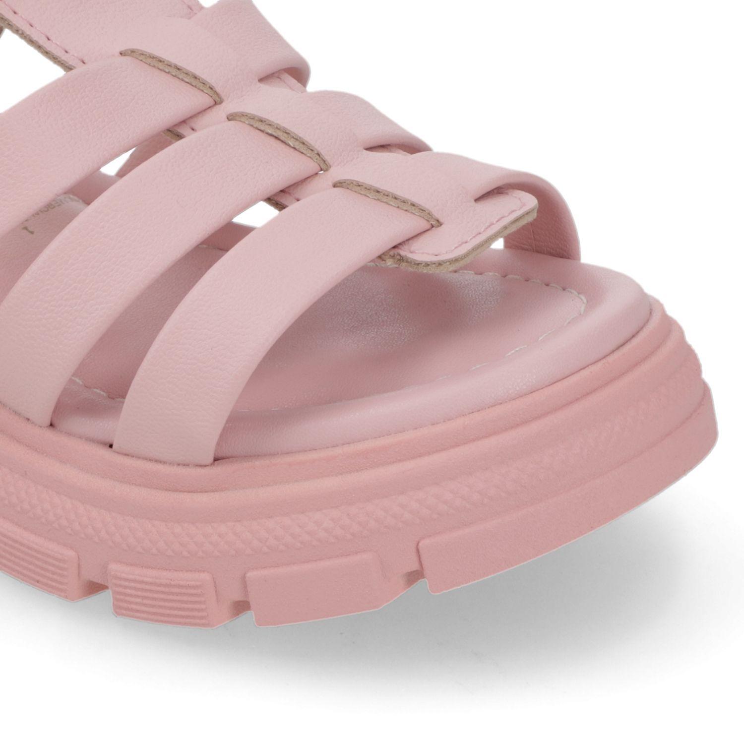 Sandalia Chunky Niña Color Rosa-5