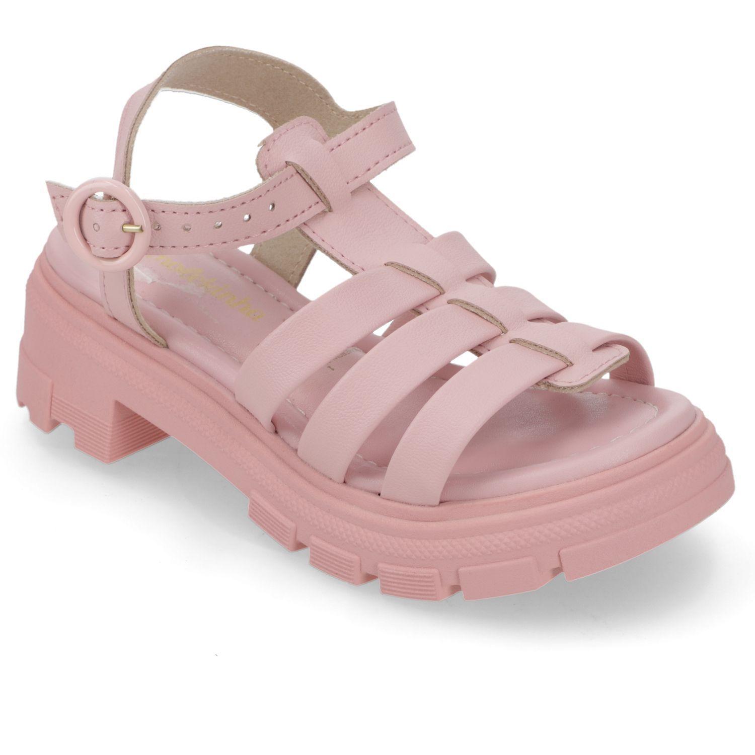 Sandalia Chunky Niña Color Rosa-0
