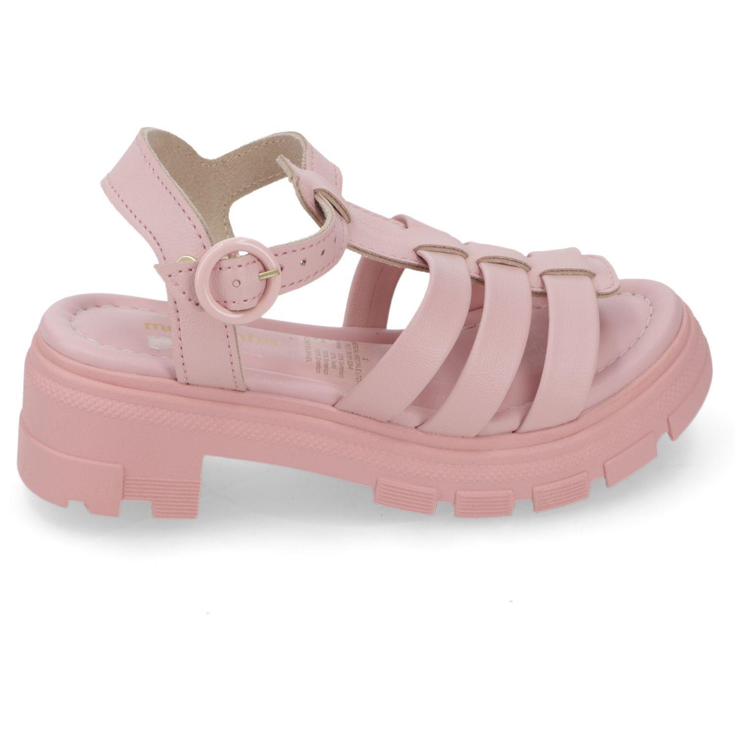Sandalia Chunky Niña Color Rosa-1