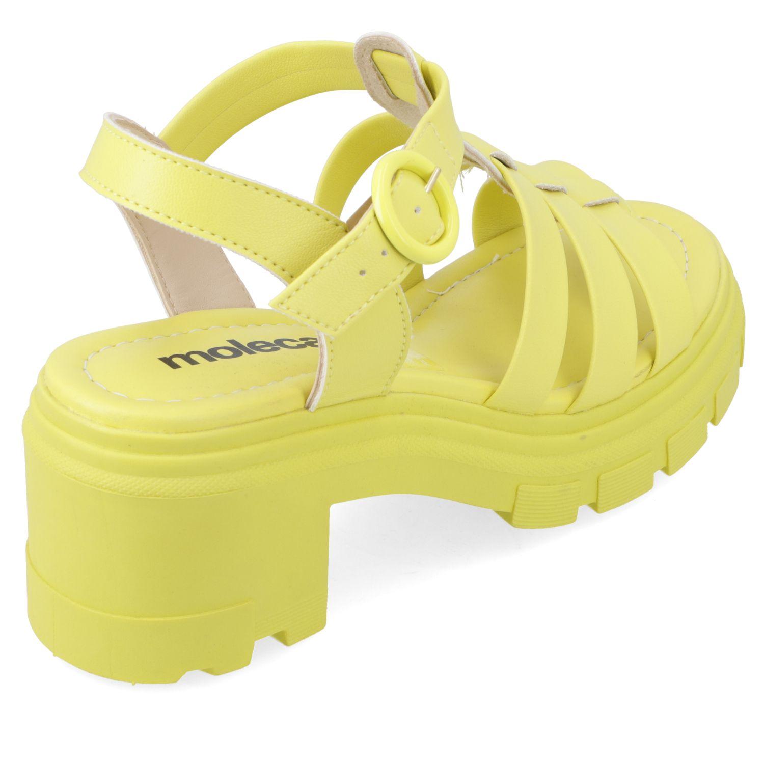 Sandalia Taco Moleca Amarillo 10939-4