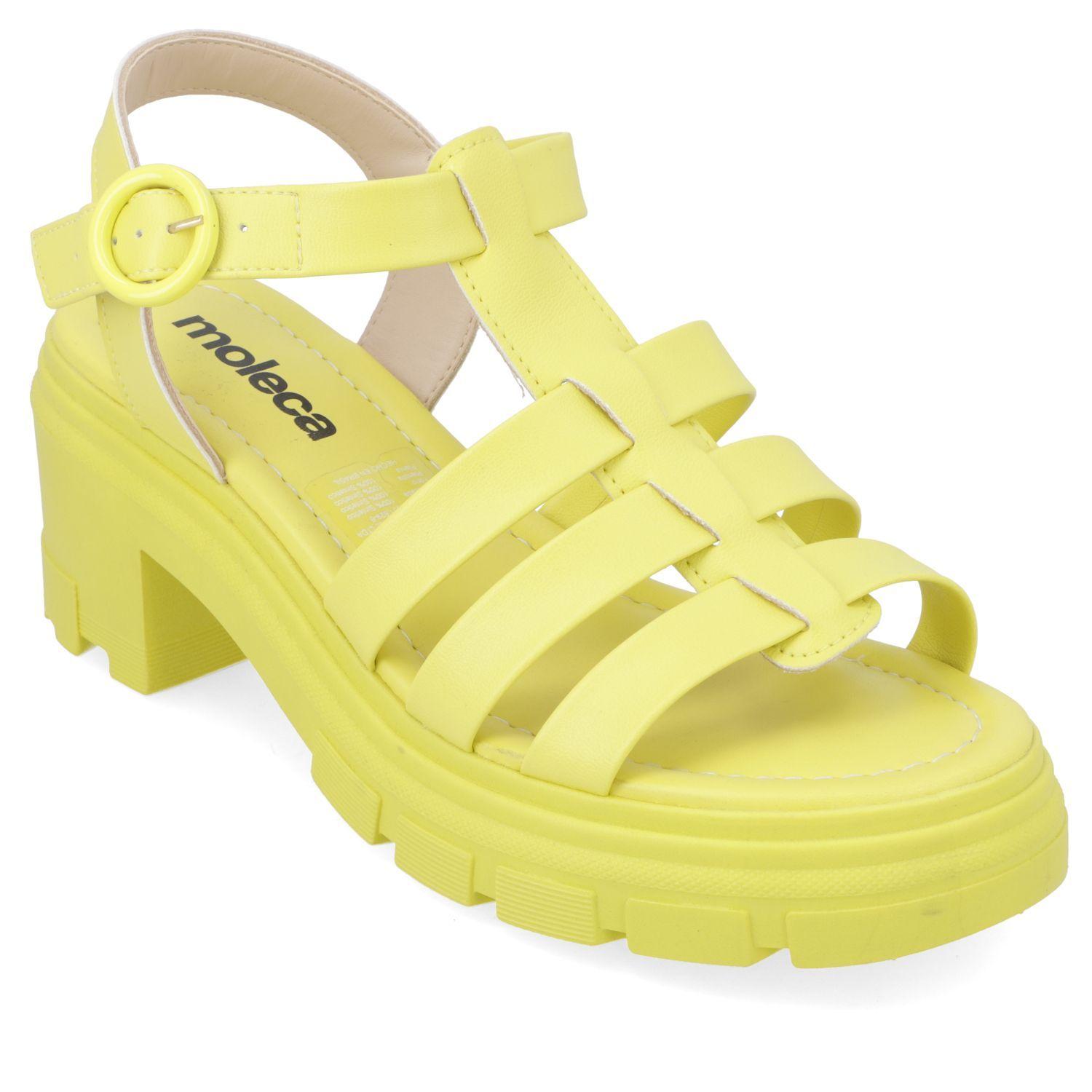 Sandalia Taco Moleca Amarillo 10939-0