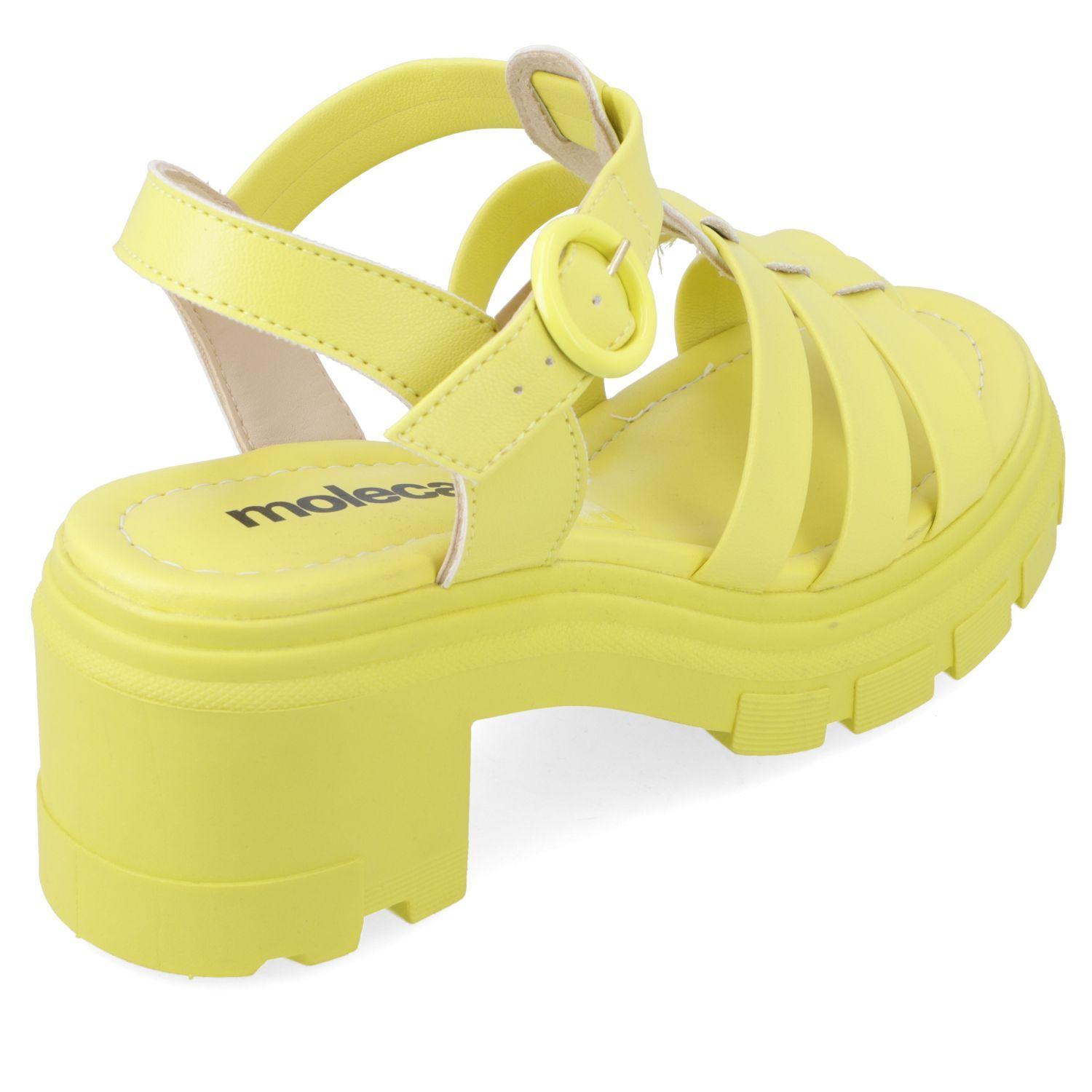 Sandalia Taco Moleca Amarillo 10939-4