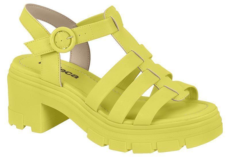 Sandalia Taco Moleca Amarillo 10939-6
