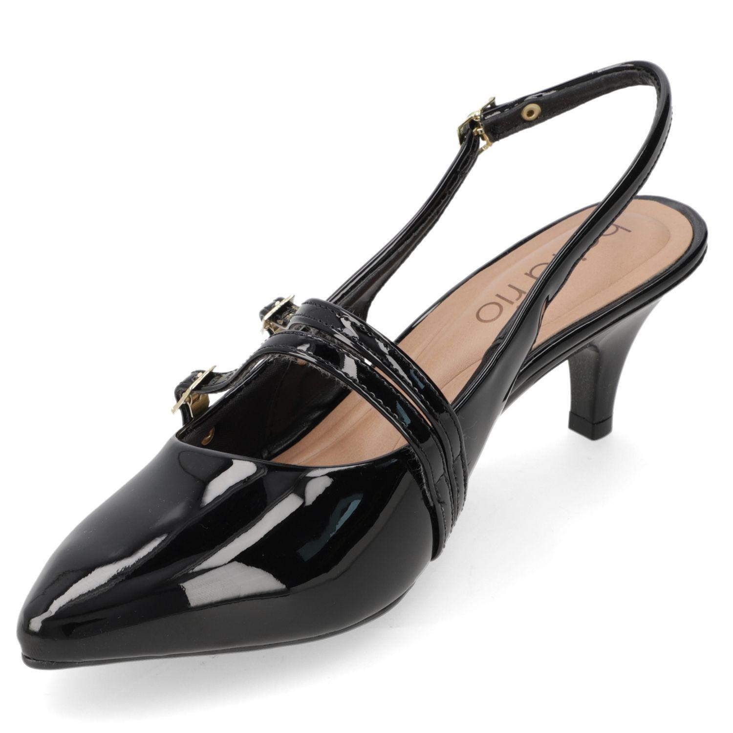Stiletto Beira Rio Negro Taco 5 Cm-2