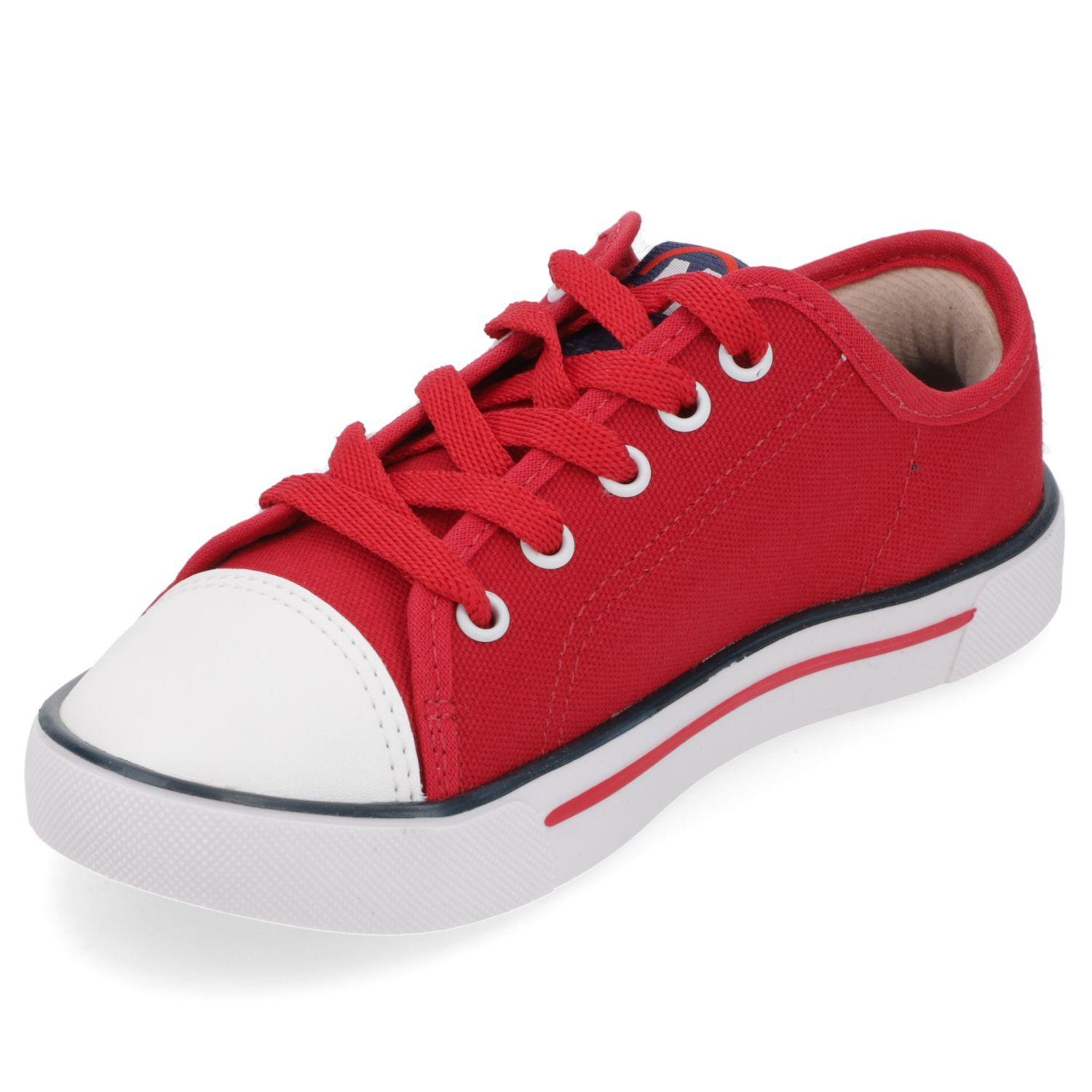 Zapatilla Urbana Roja de Lona para Niño-2