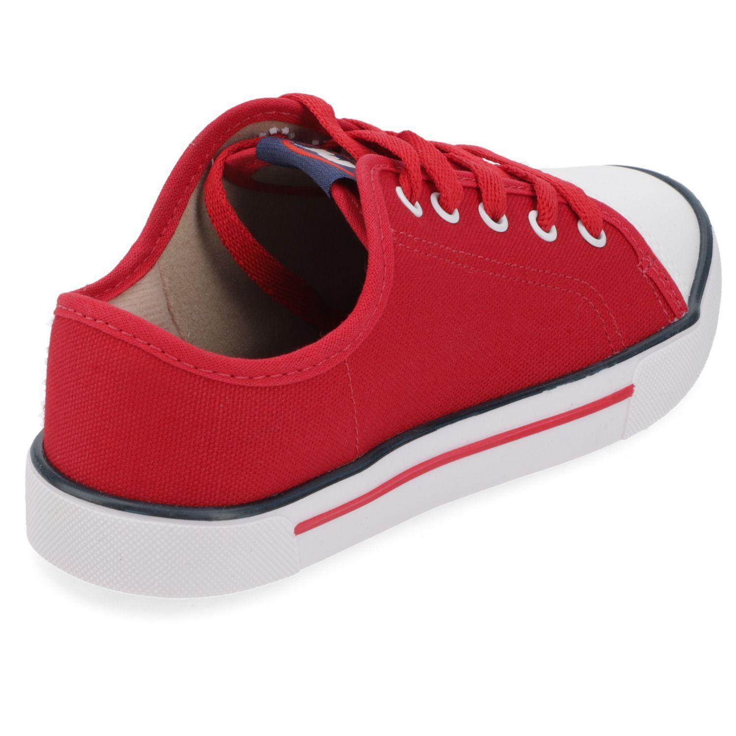 Zapatilla Urbana Roja de Lona para Niño-3