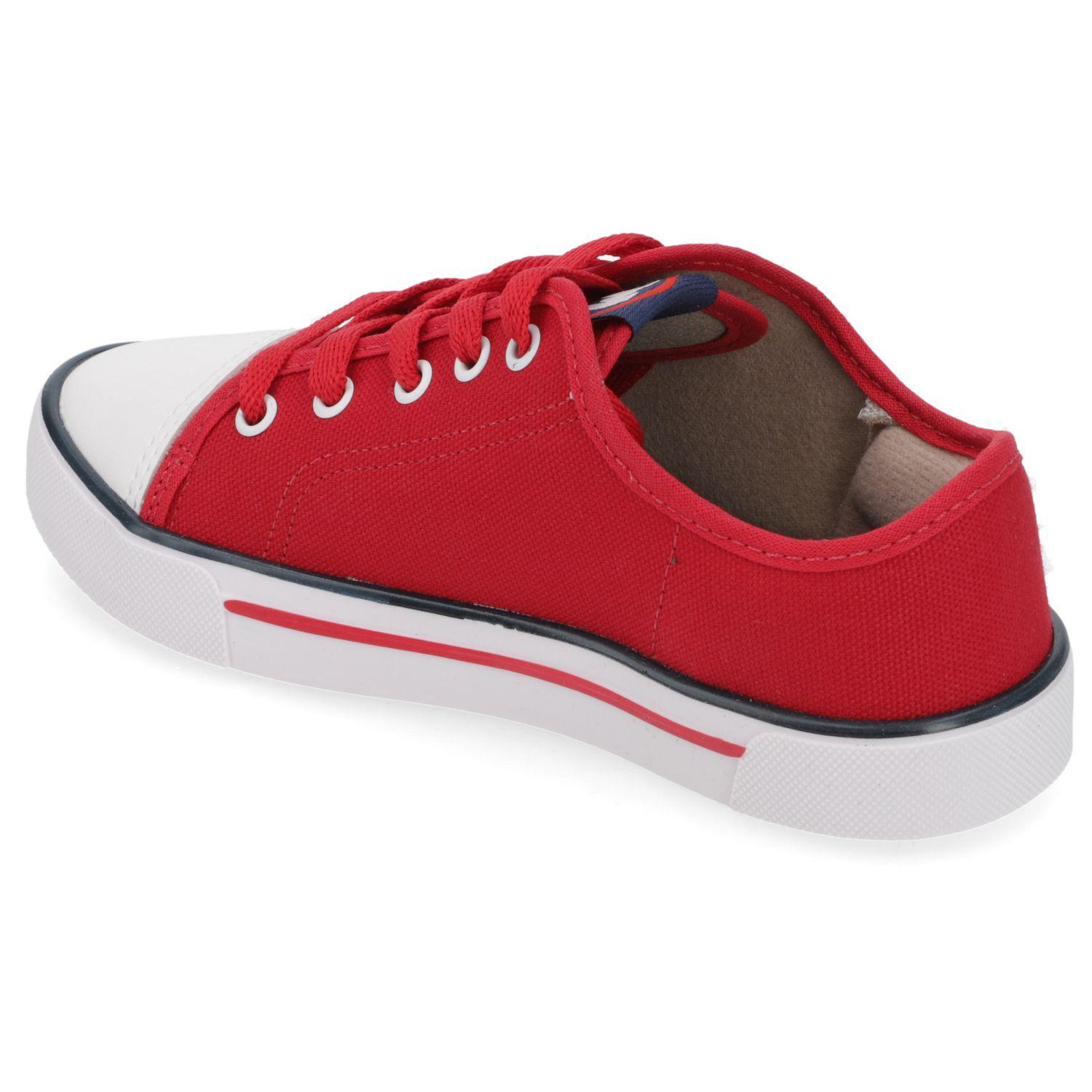 Zapatilla Urbana Roja de Lona para Niño-4