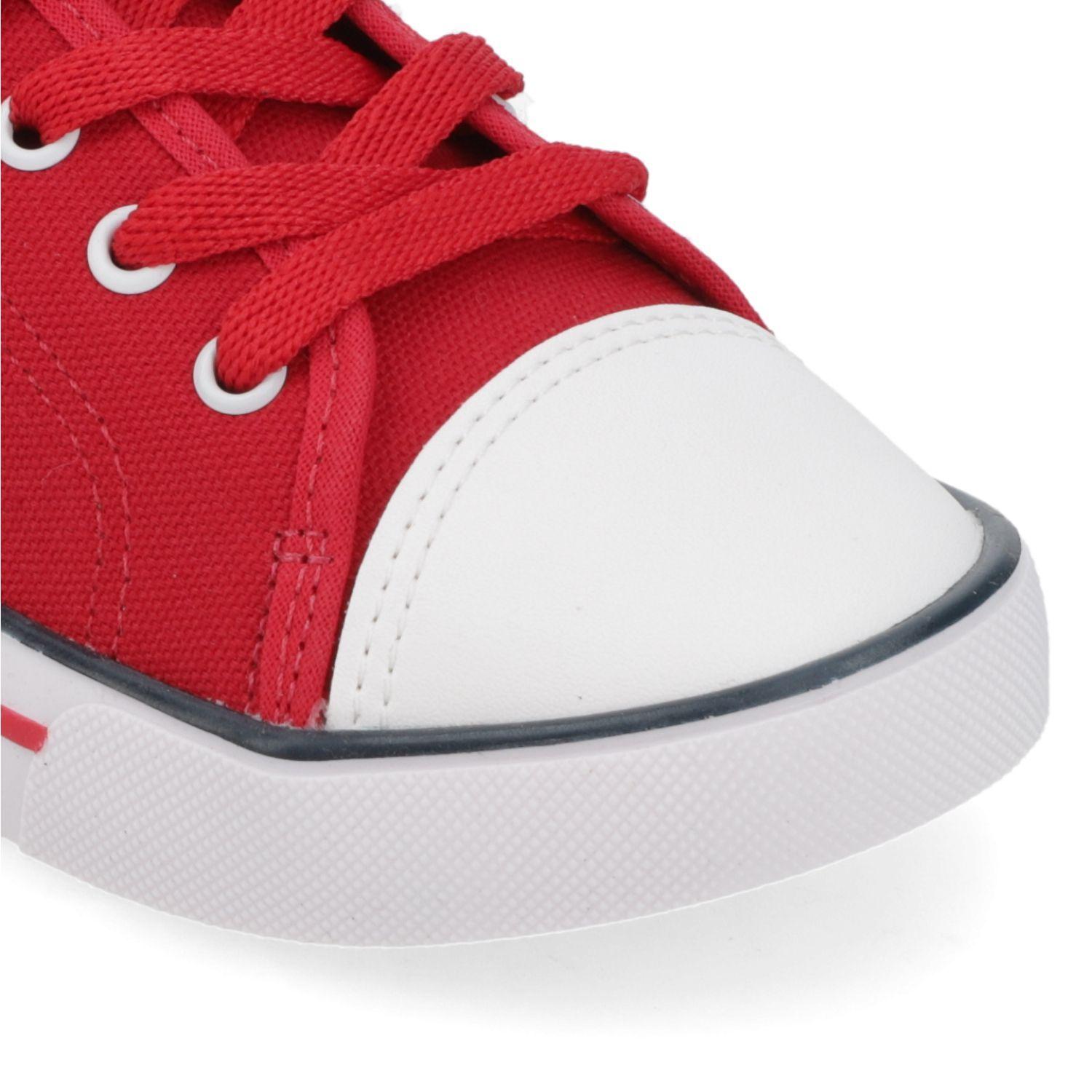 Zapatilla Urbana Roja de Lona para Niño-5